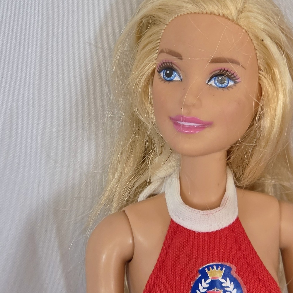Mattel Barbie 4 Doll Lot Baywatch Fashionistas Water Play Beach Chic Raquelle - Picture 6 of 8